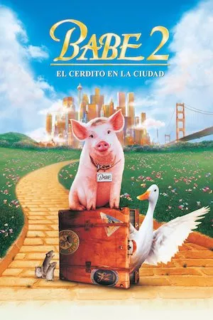 Poster Babe, el puerquito va a la ciudad