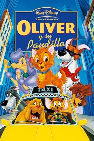 Poster Oliver & Company (Oliver y su pandilla)