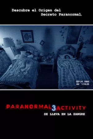 Poster Paranormal Activity 3 (Actividad paranormal 3)