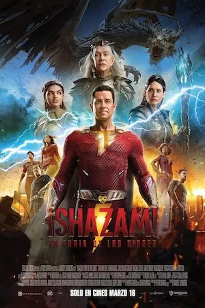 Poster ¡Shazam! La furia de los dioses