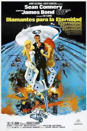 Poster 007: Los diamantes son eternos