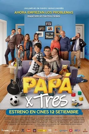 Poster Papá X Tres