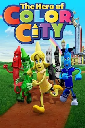 Poster The Hero of Color City (El héroe de los colores)