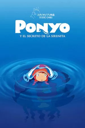 Poster Gake no Ue no Ponyo (Ponyo y el secreto de la sirenita)