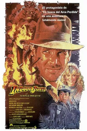 Poster Indiana Jones y el templo de la perdición