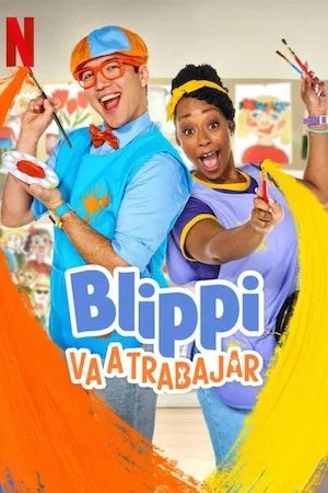 Poster Blippi va a trabajar