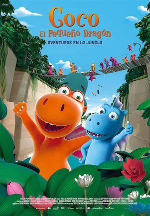 Poster Coco, el pequeño dragón. Aventuras en la Jungla