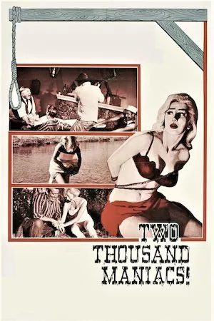 Poster Two Thousand Maniacs! (2000 maníacos)