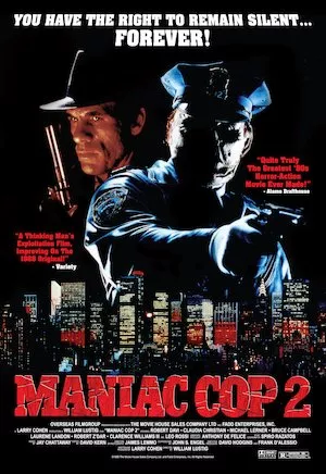 Poster Maniac Cop 2