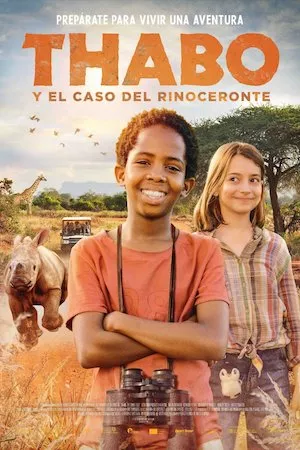 Poster Thabo y el caso del rinoceronte