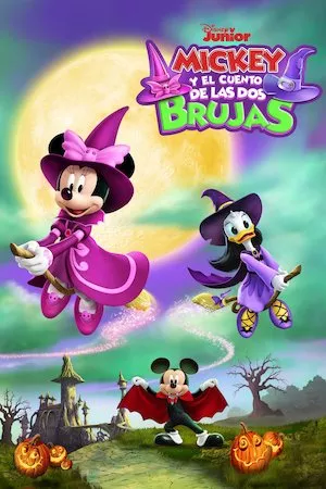 Poster Mickey y las dos brujas